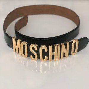 MOSCHINO Belt Black, Size 44